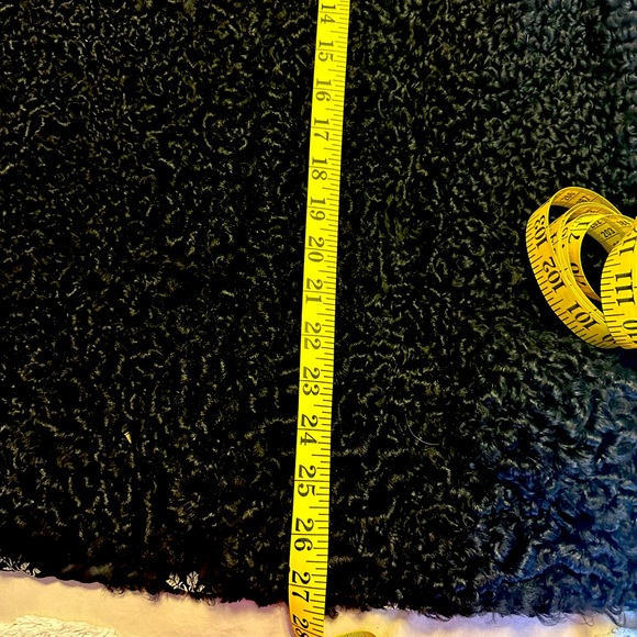 Curled lamb fur coat - Picture 1 of 10